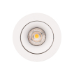 Maxlight Bellatrix Tilted für H0112 - Einbaustrahler 1L - Ø 105 mm, Ø 90 mm Einbaugröße - weiß