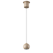 Artdelight Miami - pendelleuchte - Ø 10 x 218 cm - 10,8W dimmbares LED inkl. - champagner