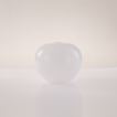 Artdelight Windsor - Lampenschirm aus Glas - Ø 24 x 19,5 cm - weiß