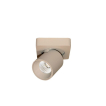 Artdelight Laguna – 1-flammiger aufbaustrahler – Ø 10 x 9,5 cm – 6W dimmbare LED inklusive – champagner