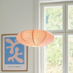 Nordlux Villo - Papierlampenschirm ohne Hängeleuchte - Ø 60 x 24 cm - altrosa
