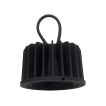 Nova Luce Cob - LED-Modul - Ø 6,3 x 3,8 cm - 10W LED inkl. nicht dimmbar - IP44 - schwarz - warmweiße Lichtfarbe