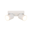 Artdelight Megano - Aufbaustrahler 2L - 20 x 10 x 11,5 cm - weiß