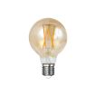 Vico Filament LED-Glühbirne dimmbar - Ø 7 x 8 cm - E27 - 6W - 2100K - amber