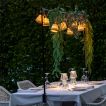 New Garden Garland Lift - Ausziehbares Tischgestell für Lichterketten - 56-101 x 140-253 cm - schwarz