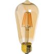 Integral LED Lampe - Ø 6,4 x 14 cm - 5W dimmbar - 1800K - amber