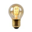Lucide LED-Glühbirne - Ø 4,5 x 7 cm - E27 - 3W dimmbar - 2200K - amber