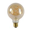Lucide LED-Glühbirne - Ø 9,5 x 13,8 cm - E27 - 4,9W dimmbar - 2200K - amber