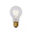 Lucide LED Glühbirne - Ø 6 x 10,5 cm - E27 - 5W dimmbar - 2700K - transparent