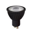 Leuchtenkönig LED-Strahler - dimmen bis warm - Ø 5 x 5,5 cm - GU10 - 5W dimmbar - 3000K bis 2200K - schwarz