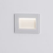 Nova Luce Olin - Wandeinbauleuchte - 10,2 x 7,8 x 5,8 cm - 3W LED inkl. - IP65 - Sand Weiß