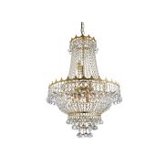 Searchlight Versailles - Kronleuchter - Ø 55 x 132 cm - gold und transparent