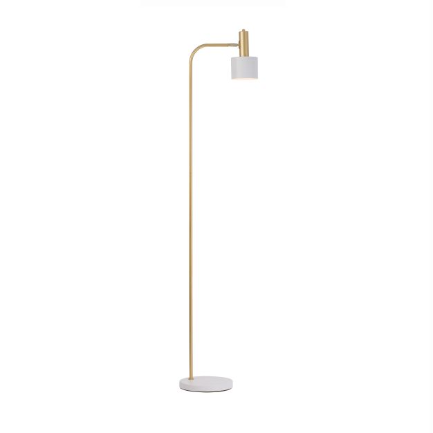 Nova Luce Paz - Stehleuchte - 165 cm - Gold und Weiß