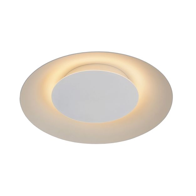 Lucide Foskal - Deckenleuchte - Ø 34,5 x 7,3 cm - 12W LED inkl - weiß