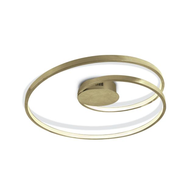 ONE Light Swirl - Deckenleuchte - Ø 56 x 10,6 cm - 30W LED inkl. - Messing