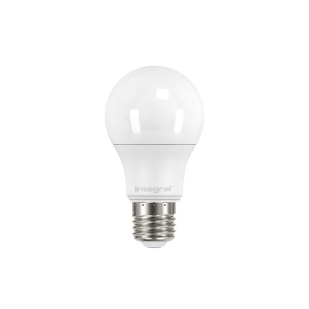 Integral LED Lampe - Ø 6 x 11 cm - E27 - 5,5W nicht dimmbar - 2700K - Milchglas