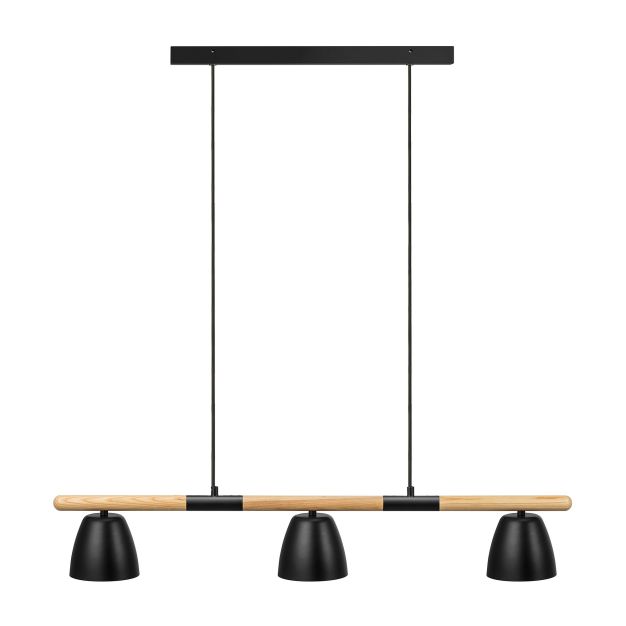 Nordlux Theo - Hängelampe 3L - Ø 12,5 x 16 x 88 cm - schwarz