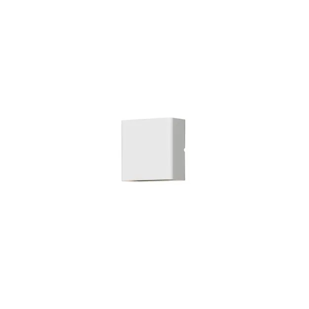 Konstsmide Chieri Square - außenwandleuchte - 11 x 6 x 11 cm - 4W LED inkl. - IP54 - weiß