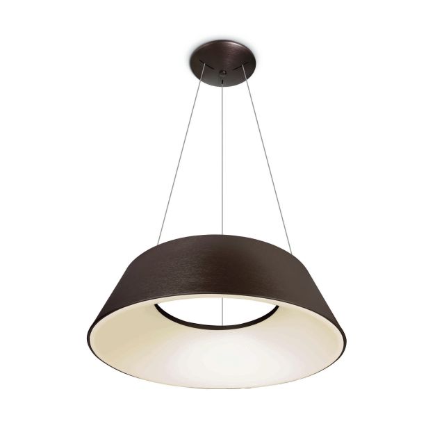 ONE Light Mushroom - Hängeleuchte - Ø 60 x 218,5 cm - 60W LED inkl - gebürstetes Braun