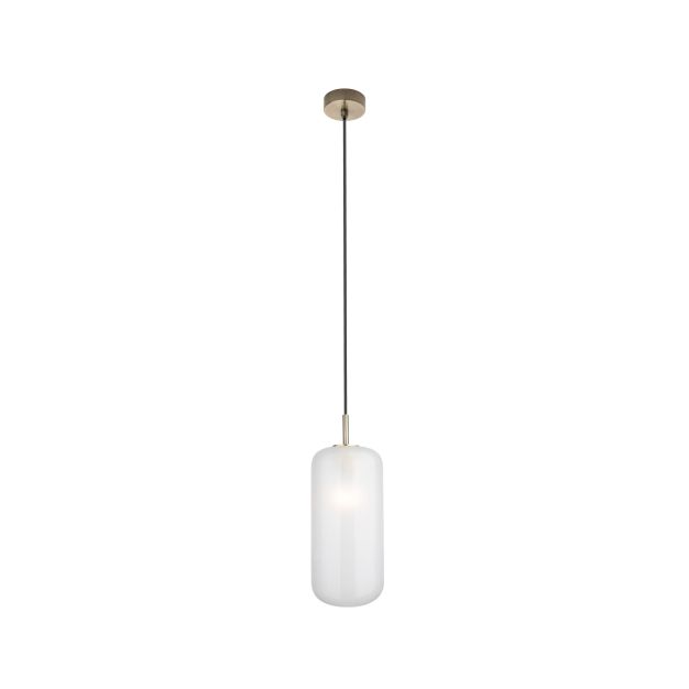 Maxlight Smooth - Pendelleuchte - Ø 16 x 165 cm - gebürstetes Gold