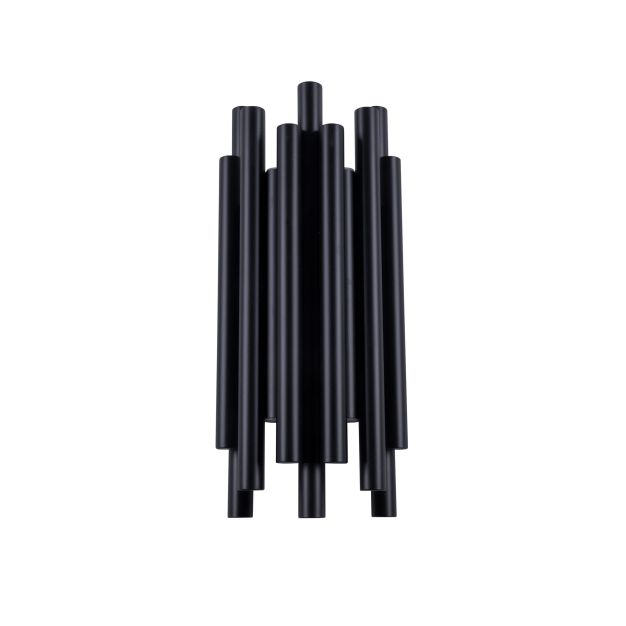 Maxlight Organic - Wandleuchte - 19 x 10 x 43 cm - 8 x 1W dimmbare LED inkl. - schwarz