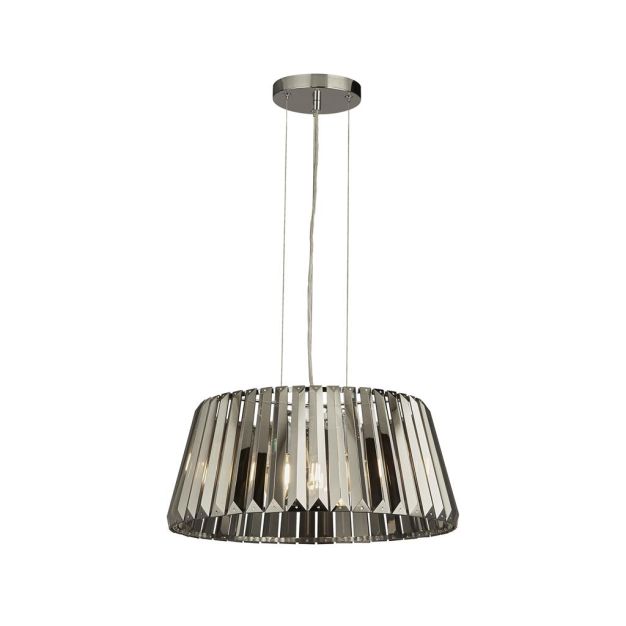 Searchlight Tiara - Pendelleuchte - Ø 46 x 150 cm - Chrom