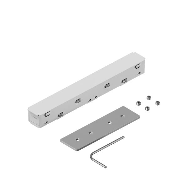 VK Lighting Eiva - magnetisches Schienensystem - elektrischer und mechanischer Steckverbinder für Aufbauprofil - weiß
