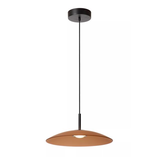 Lucide Menga - Pendelleuchte - Ø 40 x 150 cm - 12W dimmbare LED inkl - bernsteinfarben