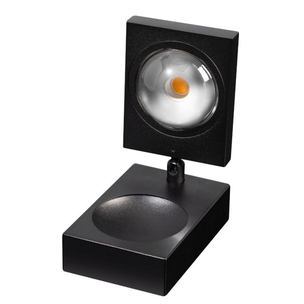 ETH Jake Cube - tischleuchte - 8 x 15 cm - 3-stufig dimmbar - 10W LED inkl. - schwarz
