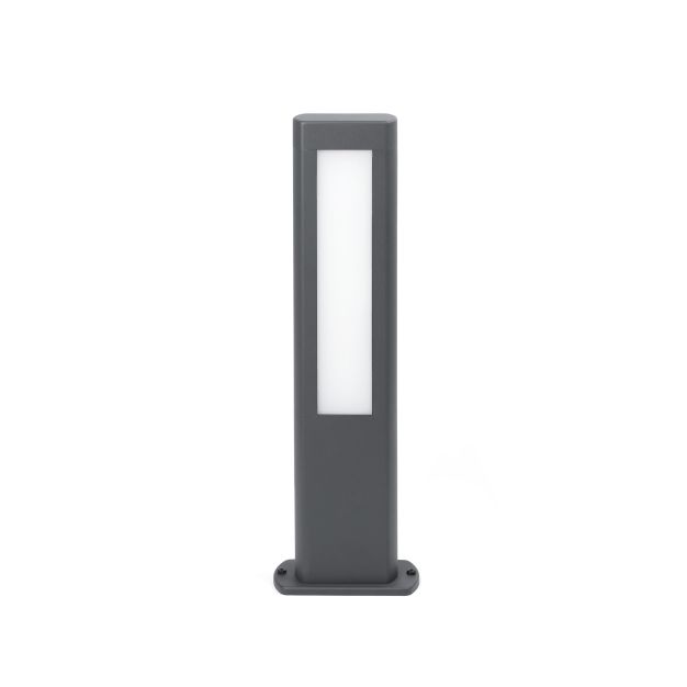 Faro Nanda - Gartenpfosten - 11 x 5,5 x 50 cm - 13W LED inkl. - IP54 - dunkelgrau