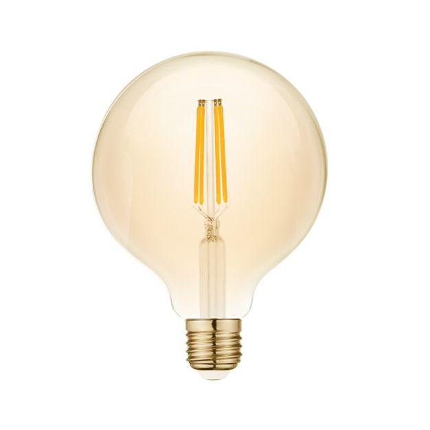 VK Lighting Glühlampe - Ø 9,5 x 13,2 cm - E27 - 7W dimmbar - 2200K - amber