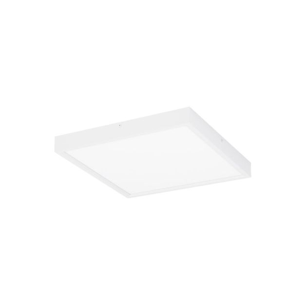 Nova Luce Itos - deckenleuchte - 40 x 40 x 4,5 cm - 32W LED inkl. - sand weiß