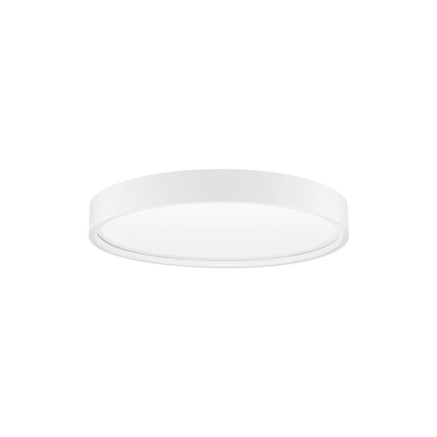 Nova Luce Olaf - deckenleuchte - Ø 45 x 5 cm - 30W dimmbare LED inkl. - sand weiß