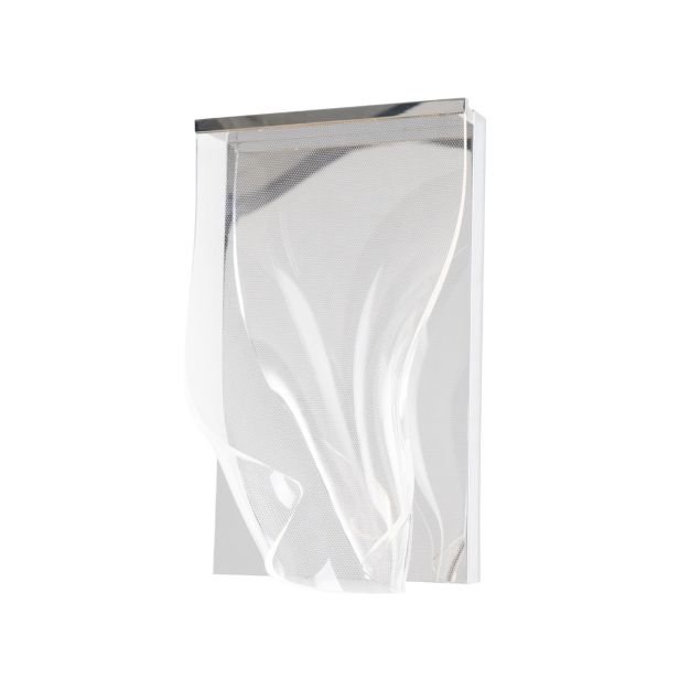 Maxlight Silk - Wandleuchte - 25 x 10 x 40 cm - 2,4W LED inkl. - Chrom