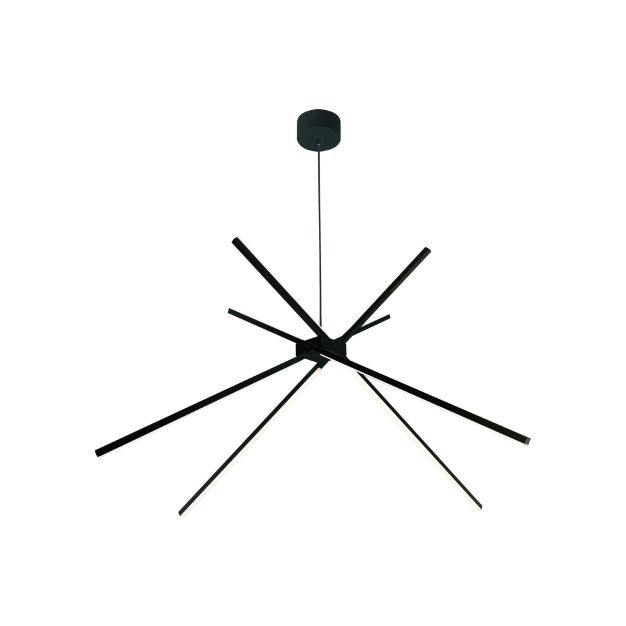 Maxlight Spider - Hängeleuchte - Ø 114 x 200 cm - 33W LED inkl - schwarz