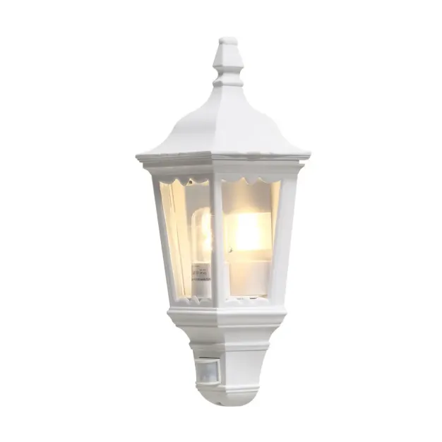 Konstsmide Firenze – außenwandleuchte mit Sensor – 25 x 16 x 49,5 cm – IP43 – mattweiß