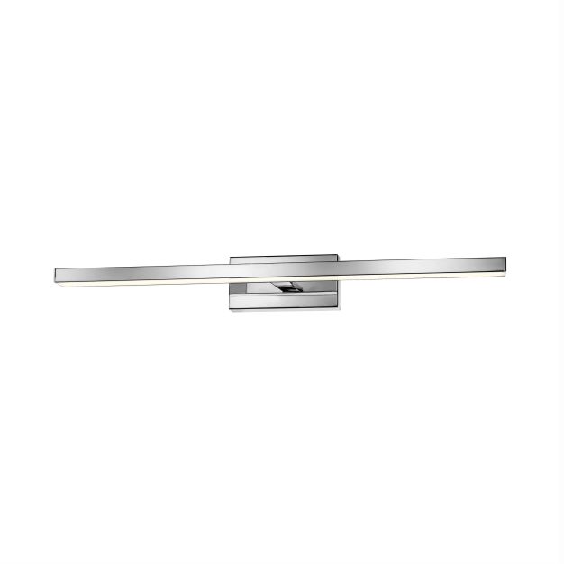 Nova Luce Modena - Spiegelleuchte - 63 x 9 x 7,5 cm - 18W LED inkl. - IP44 - Chrom