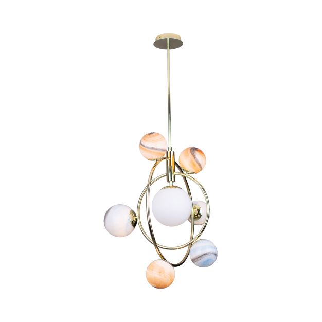 Maxlight Cosmos - Pendelleuchte - Ø 64 x 117 cm - gold