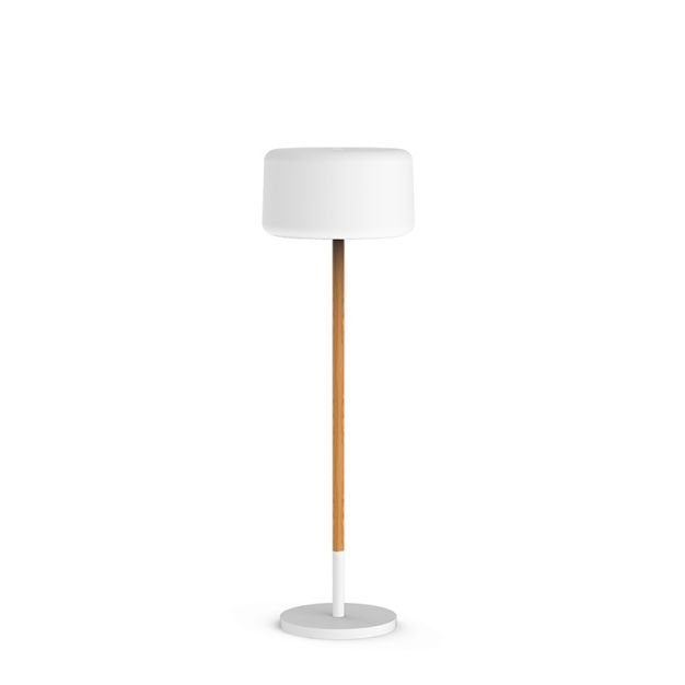 New Garden Chloe Plant - Stehleuchte mit wiederaufladbarem Leuchtmittel und Fernbedienung - dimmbare 4,5W LED inkl. - Ø 45 x 155 cm - IP65 - Kunststoff