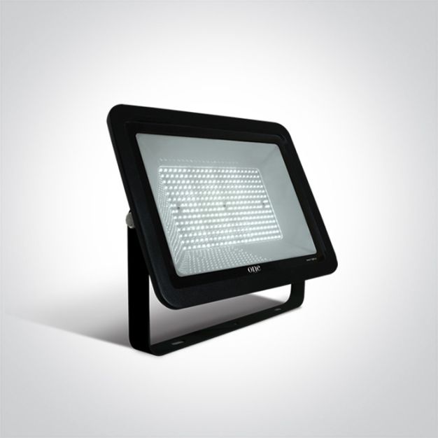 ONE Light AC LED Flutlichtstrahler - Strahler - 52,5 x 5,7 x 41 cm - 250W LED inkl. - IP65 - schwarz - Lichtfarbe kaltweiß