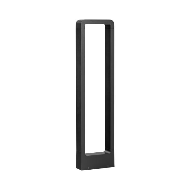 Nova Luce Minimal - Gartenleuchte - 16,3 x 65 x 5,7 cm - 7W LED inkl. - IP65 - Sand schwarz