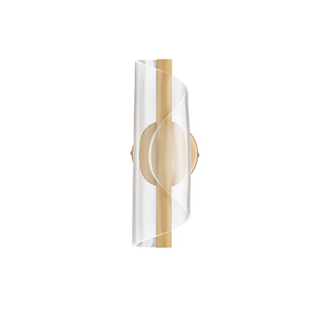 Nova Luce Valentin - wandleuchte - 13 x 31 x 11 cm - 9W LED inkl. - messing gold
