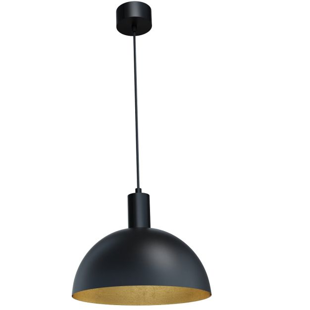 Maxlight Luisant - Pendelleuchte - Ø 30 x 150 cm - schwarz und gold