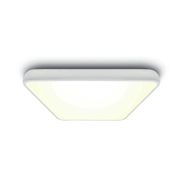 ONE Light LED Slim Line Plafo - Deckenleuchte - 64 x 64 x 9 cm - 62W LED inkl. - weiß