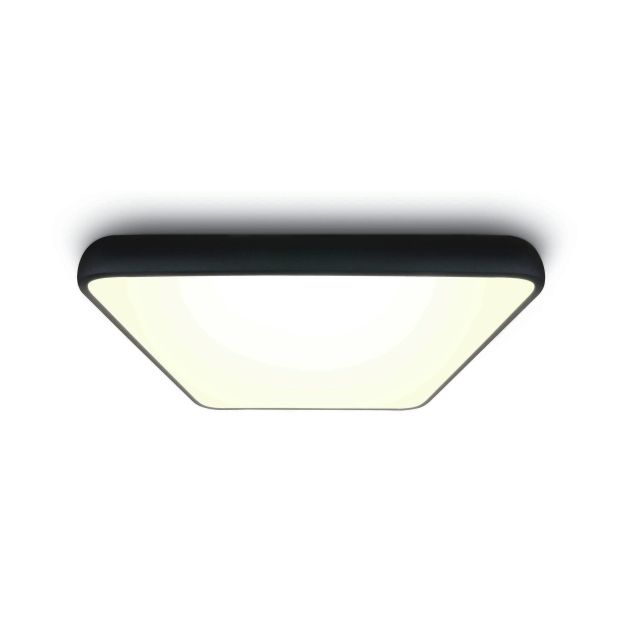 ONE Light LED Slim Line Plafo - Deckenleuchte - 64 x 64 x 9 cm - 62W LED inkl. - schwarz