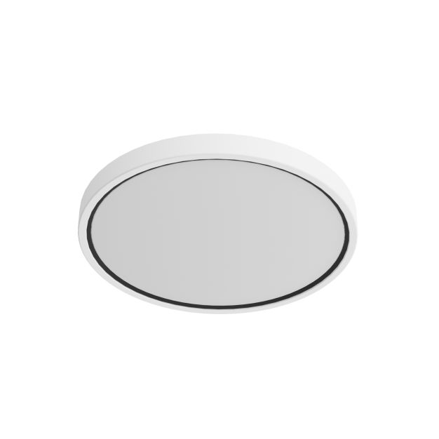 Nordlux Noxy - Deckenleuchte für Badezimmer - Ø 35 x 5 cm - 3 Stufen Moodmaker SceneSelect Funktion - 15W LED inkl. - IP44 - weiß