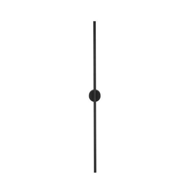 Nova Luce Aden - wandleuchte - 1,5 x 7,3 x 90 cm - 15W LED inkl. - IP44 - sand schwarz