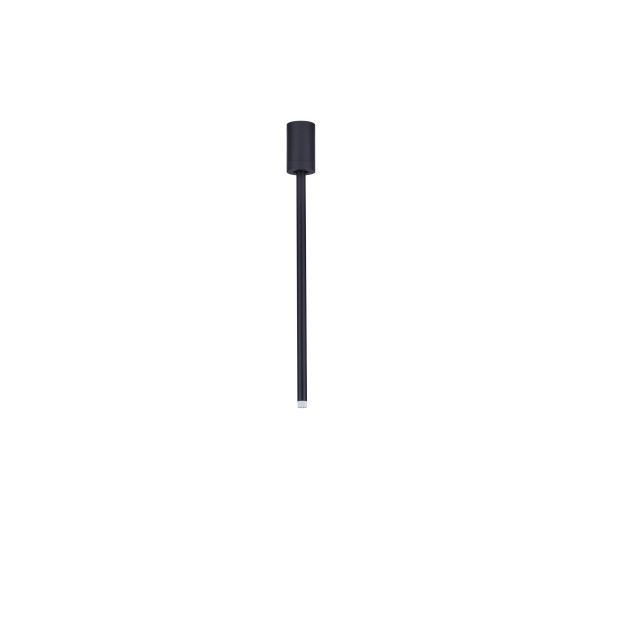 Nova Luce Ornos - Deckenleuchte - Ø 5 x 49,5 cm - 4W LED inkl. - Sand schwarz