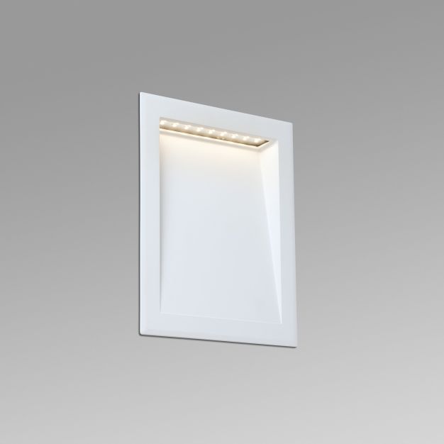 Faro Soun - Wandeinbauleuchte - 19,3 x 7,3 x 23,8 cm - 8W LED inkl. - IP65 - weiß mattiert
