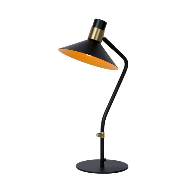 Lucide Pepijn - Tischleuchte - 16 x 23 x 45 cm - 3 Stufen dimmbar - schwarz